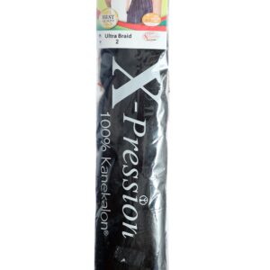 X-Pression Hair Extension Black Color