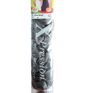 X-Pression Hair Extension Black Color